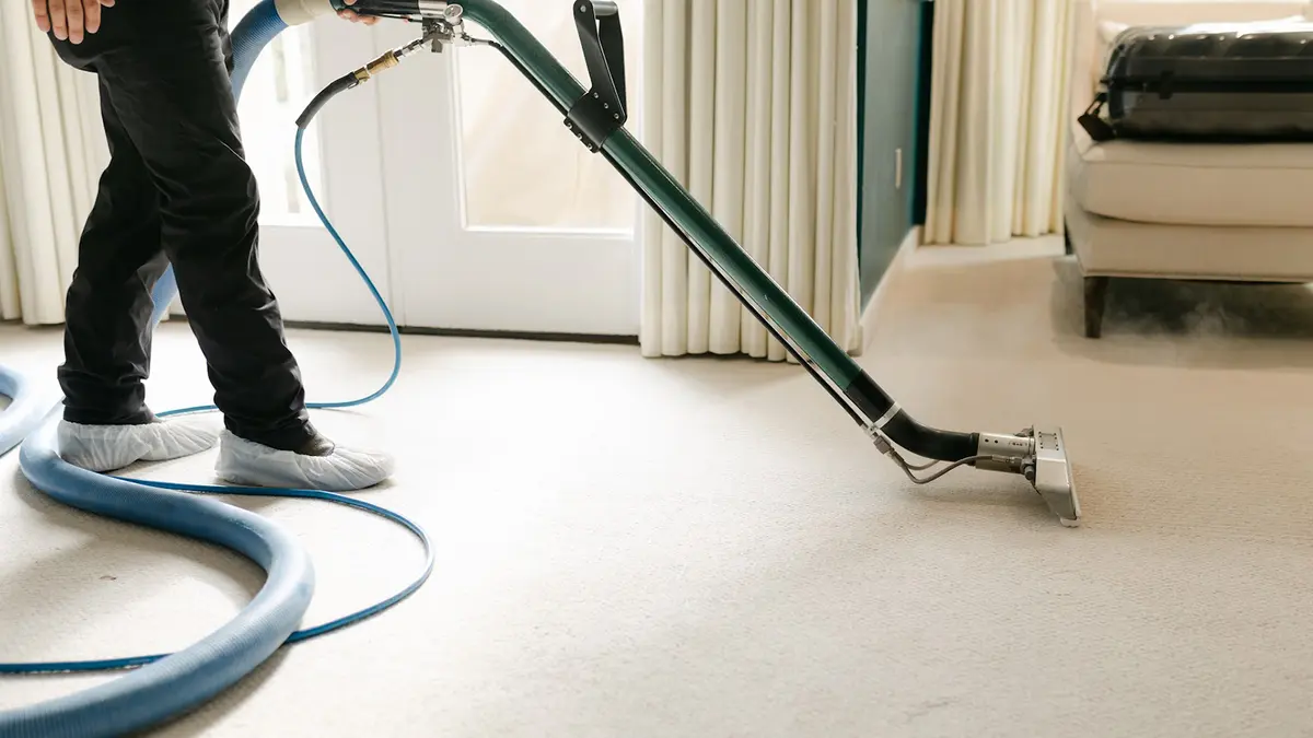 Bedroom carpet refresh for guest-ready Airbnb stays