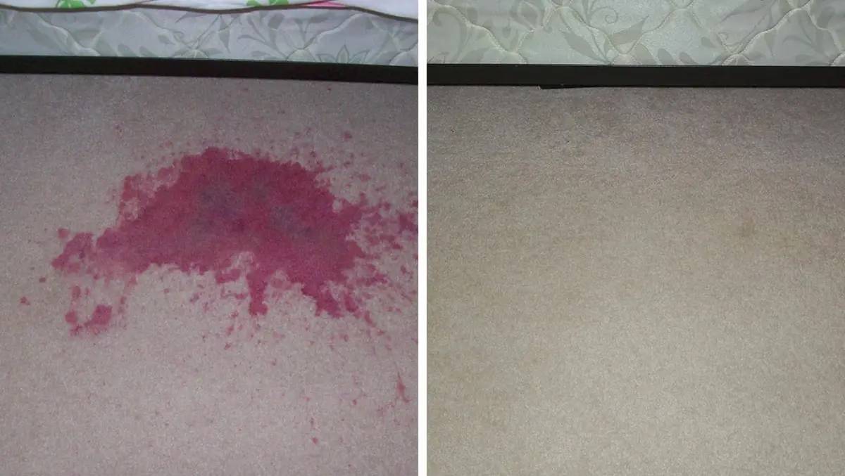 Carpet cleaning in Tralee, Kerry - living room before and after