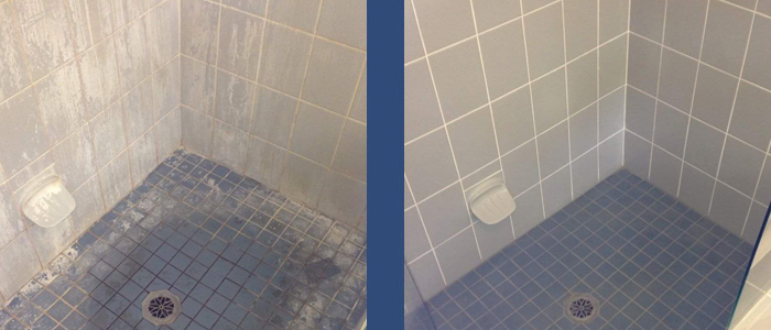 Hotel bathroom regrouting in Killarney